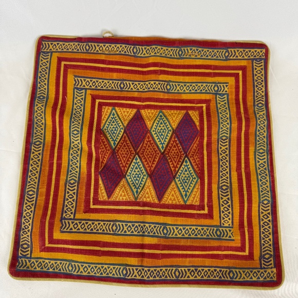 New Kudhinda Pillow Cover Colorful Cape Town S Africa Cotton Canvas 15X15 Square - Picture 1 of 13